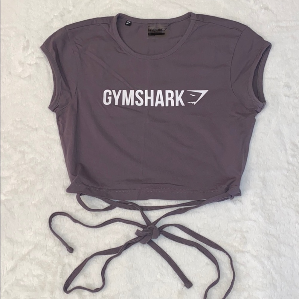 Gymshark Ribbon Capped Sleeve Crop Top Size XS